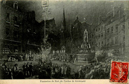 Guingamp * Procession De Nuit Du Pardon * Fête Religieuse * La Place * La Fontaine - Guingamp