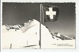 Suisse Be Berne Jungfraujoch 3454 M Mit Sphinx Observatorium  1963 Drapeau - Berne