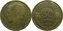 France - IIIe République - 50 Centimes Morlon 1932 9 Et 2 Ouverts Sans Raisin - TB - Fra2020 - 50 Centimes