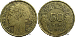 France - IIIe République - 50 Centimes Morlon 1932 9 Et 2 Ouverts Sans Raisin - TB - Fra3052 - 50 Centimes