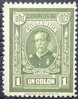 Costa Rica, 1923, Mi 118, Pan American Postal Congress, Manuel María Gutiérrez (composer), 1v Out Of Set, MH - Musik