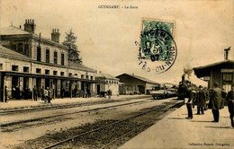 Guingamp * La Gare * Train Locomotive * Ligne Chemin De Fer De Côte D'armor - Guingamp