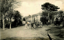 St Brieuc * Le Palais De Justice Et Entrée Des Grandes Promenades * Attelage - Saint-Brieuc