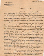 VP18.065 - MILITARIA - Etat Français - Guerre 39 / 45 - Lettre Du Secretariat D'Etat à L'Aviation - Documenti