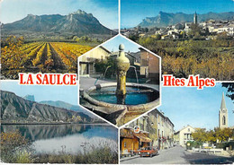 05 - LA SAULCE : Multivues ( Dont Bar Hotel " LES ROUTIERS " ) CPSM  Village ( 1.510 H )  Grand Format - Hautes Alpes - Autres & Non Classés