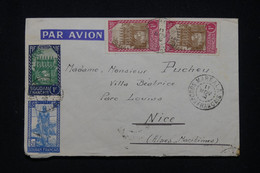 SOUDAN - Enveloppe De Markala Pour Nice En 1941 Par Avion -  L 96098 - Brieven En Documenten