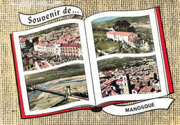 04 Manosque Multivues Livre Ouvert - Manosque