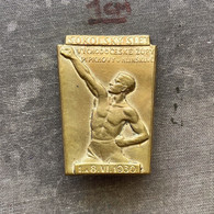 Badge Pin ZN010270 - Gymnastics Sokol Czechoslovakia Zupa Vychodoceska Pipichovy Hlinsko V Cechach 1930 - Gymnastique