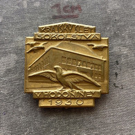 Badge Pin ZN010271 - Gymnastics Sokol Czechoslovakia Hodonin 1930 - Gymnastique