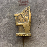 Badge Pin ZN010287 - Gymnastics Sokol Czechoslovakia Pardubice 1931 - Gymnastique