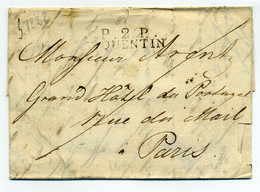 P2P SAINT QUENTIN  / Dept De L'Aisne / 1828 - 1801-1848: Précurseurs XIX
