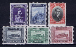 Turkey Mi 885 - 890  Isf 1205 - 1210 1929 MH/*, Mit Falz, Avec Charnière - Unused Stamps