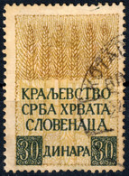 1920 Yugoslavia SHS Serbia Croatia Slovenia - Revenue Tax Stamp - 24 Din - Service