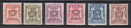 PRE547/552 Zonder Gom - Typo Precancels 1936-51 (Small Seal Of The State)