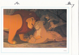 Postogram J 16 - De Leeuwenkoning - The Lions King - Ouders En Welp / Disney - Postogram