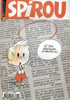 SPIROU N° 3503 - 1er Juin 2005 - Si Pas Sérieuse S'abstenir - - Spirou Magazine