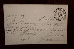 1919 Saar Allemagne FM Franchise Militaire Cover Tresor Et Postes 237 Saarbrücken Occupation Sarre - Militaire Stempels Vanaf 1900 (buiten De Oorlog)