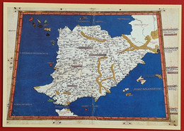 VATICANO VATIKAN VATICAN CARTE POSTALE CARTA DELLA SPAGNA MAP OF SPAIN OPERA DI NICCOLO GERMANICO 1480 - Other & Unclassified