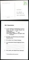 Bund PP104 B2/010 KLASSENBUCH BESTELLUNG 1985 - Privé Postkaarten - Ongebruikt