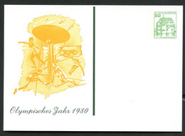 Bund PP104 C1/001-I OLMYPISCHES JAHR 1980 - Private Postcards - Mint