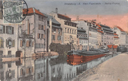 STRASBOURG-STRASSBURG-67-Bas-Rhin-Petite France-Péniche-Bâteau-Batellerie-Canal-Berge- - Straatsburg