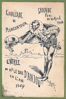 CPA Illustration Signée (rare) - VIENNE - CALVACADE DE MONCONTOUR - FÊTE DU 20 AVRIL 1908 - ENTREE DU DUC D'ANJOU - Autres & Non Classés