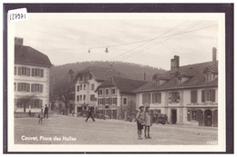 COUVET - PLACE DES HALLES - TB - Couvet