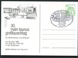 Bund PP104 D2/018-I STADTHALLE HOFHEIM TAUNUS Sost. 1982 - Postales Privados - Usados