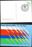 Bund PP104 D2/024 KIELER WOCHE Sost. 1980 - Privatpostkarten - Ungebraucht