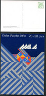 Bund PP104 D2/029 KIELER WOCHE 1981 - Privatpostkarten - Ungebraucht
