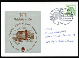 Bund PP104 D2/031 SCHLOSS KIEL Sost. 1981 - Postales Privados - Usados