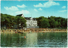 CPSM Allemagne Ostseeheilbad Glücksburg An Der Flensburger Förde Kurhaus, Timbre 1963 ? - Gluecksburg