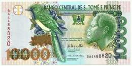 SAINT THOMAS & PRINCE - 10.000 DOBRAS - 31.12.2013 - P. 66.d - Unc. - Prefix BA - 10000 - San Tomé Y Príncipe