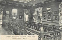 CPA FRANCE 13 "Marseille, Exposition Internationale D'électricité 1908, Intérieur D'une Maison Moderne". / ART NOUVEAU - Weltausstellung Elektrizität 1908 U.a.