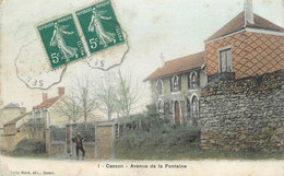 CPA FRANCE 77 " Cesson, Avenue De La Fontaine". - Cesson