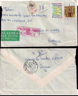 1974  - Luanda Angola Airmail To Vila Do Conde Portugal With Special Cancel In Red. - Cartas & Documentos