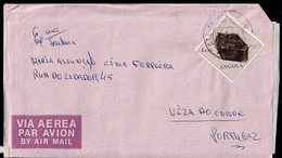 1974 - Luanda  Angola Airmail To Vila Do Conde Portugal With Love Correspondence. - Briefe U. Dokumente