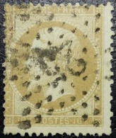 N°21. Napoléon 10c Bistre. Oblitéré étoile De Paris N°25 - 1862 Napoleon III