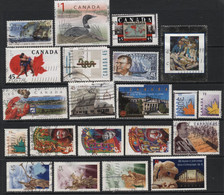 Canada (30) 1997 - 1999. 42 Different Stamps. Used & Unused. - Sammlungen