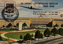 BERLIN   20 Jahre LUFTBRÜCKE BERLIN 1948-1949 - Postcards - Used