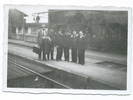 3701 Photo Foto 9x6 Gare Bahnhof De LUDWIGSSTADT Soldats Soldier WW2 ? - Trenes