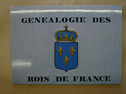 CP. 3756. Généalogie Des Rois De France En Trois Volets - History