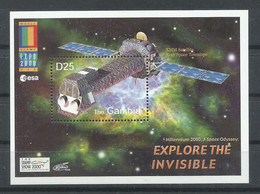 GAMBIA,  HOJA BLOQUE   TEMA ESPACIAL    MNH  ** - Afrika