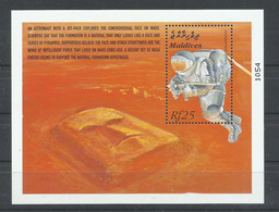 MALDIVAS  ,  HOJA BLOQUE   TEMA ESPACIAL    MNH  ** - Africa