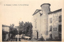 11-PEZENS- LA MAIRIE LA TOUR DE L'HORLOGE - Andere & Zonder Classificatie