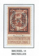 Préo  1914   -   COB 109 MNH TYPO -  (2c. Brun BRUSSEL  14  BRUXELLES) (Pos B) - Typo Precancels 1912-14 (Lion)