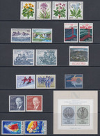 1983 ** Islande (sans Charn., MNH, Postfrish) Complete Yv 545/64 + BF 5 Mi 592/11 + Block 5 FA 629/48 + Block 5 - Volledig Jaar