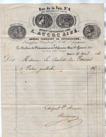 VP18.067 - Facture - Orfèvre L. AUCOC Ainé Fournisseur De S.M. L'Empereur à PARIS Pour Mme La Ctesse De PONCINS - 1800 – 1899