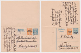 97920 Ganzsachen Postkarte P130/02 Allg. Rauchwaren AG Händer & Lohn Leipzig - Postcards