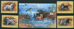 HUNGARY 2007 Dogs Set And Block MNH / **.  Michel 5189-92 + Block 314 - Nuevos